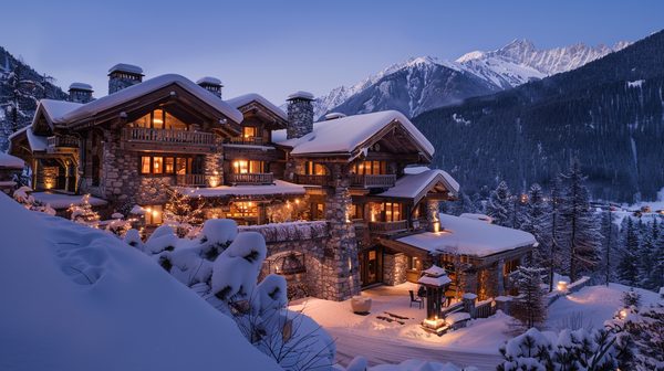 Découvrez le luxe ultime avec un chalet haut de gamme
